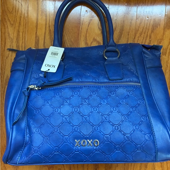 XOXO Royal Blue Satchel Bag - Picture 1 of 6